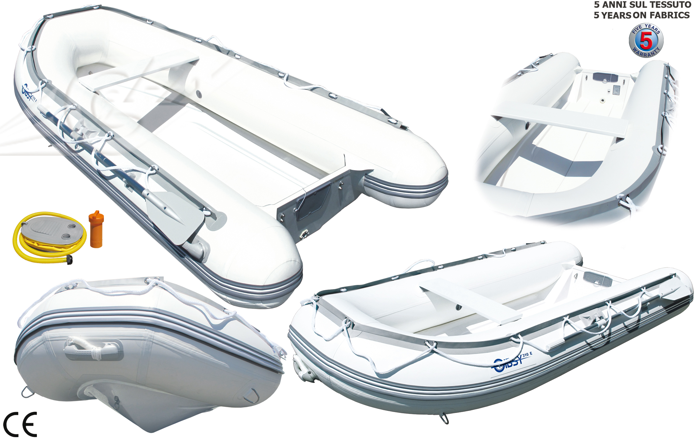 GFN BATTELLO GIBSY 200 " E " INFLATABLE BOAT
