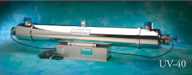 UV83 ULTRAVIOLET WATER PURIFIER 83GPM MAX, 2" MPT INLET & DISCHARGE 280 WATTS