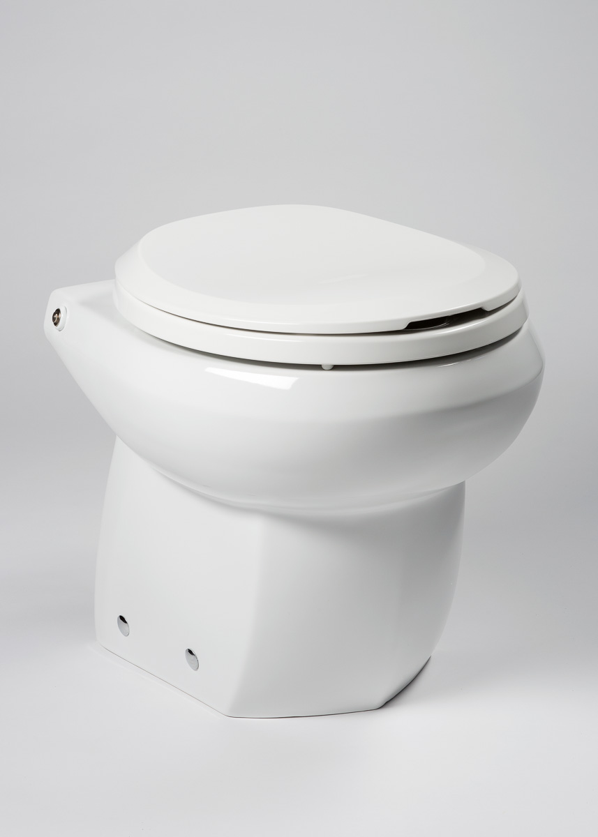 RFE-7 ROYAL FLUSH ESPRESSO TOILET - THUNDER GREY W/ CHROME TRIM
