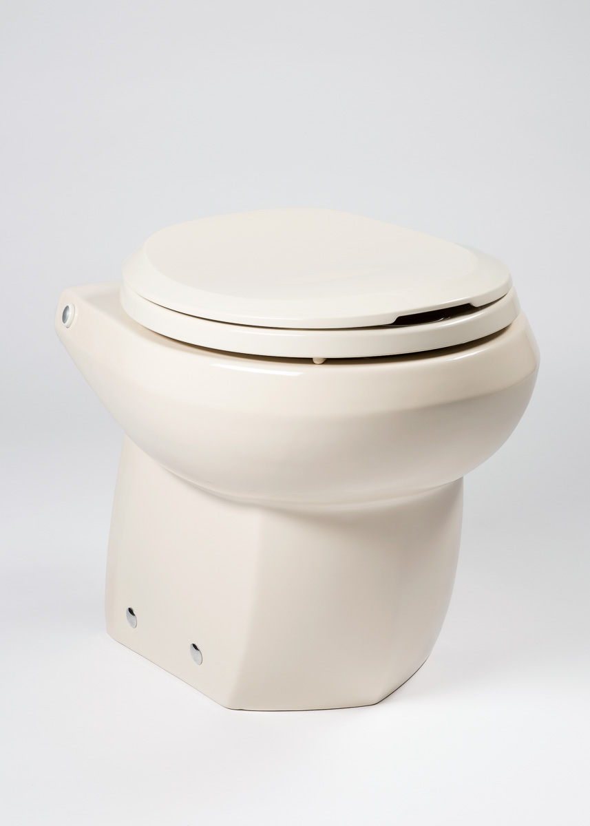 RFE-7 ROYAL FLUSH ESPRESSO TOILET - THUNDER GREY W/ CHROME TRIM